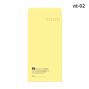 長形封筒名入れ印刷 テンプレート-nt02