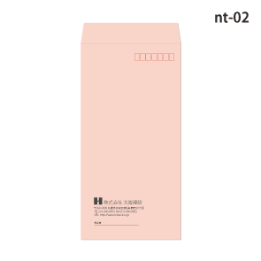 封筒名入れ印刷 長形テンプレート-nt02