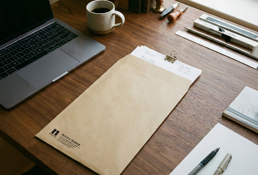 クラフト 封筒印刷イメージ
