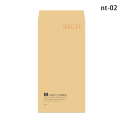 封筒印刷 長形テンプレート-nt02