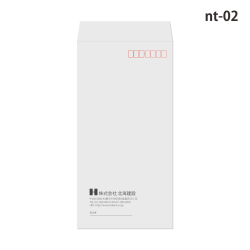封筒印刷 長形テンプレート-nt02