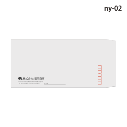 封筒印刷 長形テンプレート-ny02