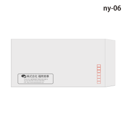 封筒印刷 長形テンプレート-ny06